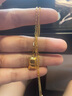 夢(mèng)金園 黃金項(xiàng)鏈 暴富小金磚5G足金小金條套鏈 送女友生日禮物情人節(jié) 45cm 約5.66g 曬單實(shí)拍圖