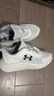 安德瑪（Under Armour）春季兒童防滑跑步鞋男女大童舒適耐磨運動鞋2511106 白色 36 曬單實拍圖
