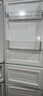 美的（Midea）白色租房家用客廳小型冰箱三開(kāi)門(mén)中門(mén)軟冷凍節(jié)能省電低音MR-230TE 以舊換新 曬單實(shí)拍圖
