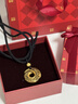 FUSSEM足金時來運轉(zhuǎn)男士黃金吊墜純金轉(zhuǎn)運珠平安扣黑金掛墜男款金飾禮物 時來運轉(zhuǎn)吊墜大號+福字金珠【黑金款黑繩】約5.8g 曬單實拍圖