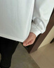 fingercroxxit長袖t恤男2025秋季重磅純棉親膚上衣休閑百搭內(nèi)搭男 白 XL 曬單實(shí)拍圖