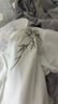 QGF夏季新中式國(guó)風(fēng)刺繡襯衫男女學(xué)生情侶大碼休閑短袖襯衣潮牌上衣服 白色 XL [建議120-135斤] 曬單實(shí)拍圖