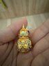 京工美作古法黃金 足金葫蘆聚福聚寶吊墜 男女同款七夕節(jié)禮物 金重31.99克 曬單實拍圖