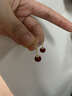 伊燦簡(jiǎn)約酒紅色流蘇仿珍珠耳釘女新年復(fù)古絕美耳環(huán)2025年新款爆款耳飾 紅色流蘇珍珠耳釘 曬單實(shí)拍圖
