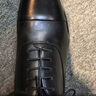 VOLO犀牛男鞋牛津鞋三接頭休閑皮鞋男士商務(wù)正裝鞋透氣 黑色 41  曬單實(shí)拍圖