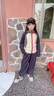 G.DUCKKIDS小黃鴨女童運動套裝春秋兒童春裝8歲9女大童春裝2025新款洋氣時髦 藏青色 120 建議身高110-120cm 曬單實拍圖
