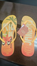 havaianas哈唯納Slim Postcard巴西印花人字拖外穿女士夏天涼拖鞋 1740-流行黃色 37-38 曬單實(shí)拍圖