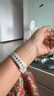 紐鯨 NEWTLE WHALE小蠻腰硅膠表帶適用于Apple watchS9/4/5/6/7/8/SE/Ultra蘋果手表iWatch細(xì)表帶男女款純色簡約風(fēng) 星光色 41mm 曬單實(shí)拍圖