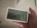 得力（deli） 溫度計壁掛電子溫濕度計室內(nèi)家用數(shù)顯高精度精準嬰兒房溫度表 白色 帶時間+日歷+體感 曬單實拍圖
