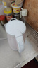 美的（Midea）電熱水壺家用電水壺燒水壺 雙層防燙 0涂層食品級304不銹鋼 1500W快速沸騰 1.7L大容量 HJ1705 曬單實拍圖
