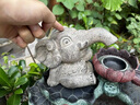 荷府家居 家居室內(nèi)客廳茶室財位流水?dāng)[件 循環(huán)水魚缸小象小噴泉新中式水系景觀 小象噴泉 曬單實(shí)拍圖