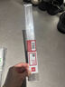 得力文具6220塑料直尺三角尺套裝加厚鋼尺金屬尺20cm/30cm/40cm/50cm/60cm多規 【一把裝】透明直尺30cm 曬單實(shí)拍圖
