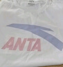 安踏（ANTA）短袖t恤女白色顯瘦休閑半袖夏季新款百搭透氣潮流圓領(lǐng)體恤衫 -4純凈白 S 160 曬單實(shí)拍圖