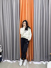 CFCW品牌板鞋女真皮小白鞋女新款夏季百搭板鞋厚底松糕增高休閑運(yùn)動鞋 米白色[單里] 34 標(biāo)準(zhǔn)碼數(shù) 曬單實(shí)拍圖