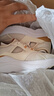 彪馬PUMA 緩震防滑透氣網(wǎng)面回彈增高厚底跑步鞋女312001 雪白色-淺卡 曬單實(shí)拍圖