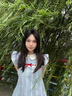 西兒法式娃娃領(lǐng)藍(lán)色小飛袖格子女夏季2025年新款氣質(zhì)公主中長(zhǎng)款連衣裙 藍(lán)格子連衣裙 M 曬單實(shí)拍圖