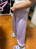 唐獅童裝網眼速干褲男女童透氣長褲夏季涼感休閑褲女寶防蚊褲 紫色 120 曬單實拍圖