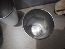 京東京造不銹鋼水杯 馬克杯 非一次性水杯套裝家用汽車配色 珍珠白350ml*2 曬單實(shí)拍圖