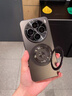 巴蒂尼 適用vivox200s手機殼x200ultra新款磁吸帶支架x100金屬鏡頭全包x100pro防摔高級感磨砂超薄 【太空銀】360°支架*炫金磨砂*清爽手感 vivo X200S 曬單實(shí)拍圖