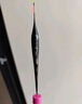 小鳳仙三色尾LED夜光漂變色水晶細(xì)硬尾日夜兩用魚(yú)漂高靈敏黑坑競(jìng)技浮漂 L-DV07 底釣羅非鯽 鉛約1.8g 雙排尾燈咬鉤變色+1粒316電池 曬單實(shí)拍圖