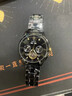 瑞士正品歐米茄男士全自動(dòng)機械防水夜光腕表鏤空多功能陀飛輪男表 時(shí)尚全黑 曬單實(shí)拍圖