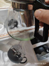 裕昶玻璃杯茶杯茶水分離泡茶杯子個(gè)人專用帶把手高硼硅耐高溫防爆 透明色觀山木致泡茶杯500ml 曬單實(shí)拍圖