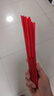 侑家良品 八寸單面功夫扇 太極武術(shù)折扇舞蹈做操響扇中國(guó)風(fēng)紅色扇子 曬單實(shí)拍圖