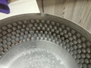 京東京造錘紋不銹鋼小奶鍋 雪平鍋蒸鍋湯鍋嬰兒輔食鍋 帶蓋帶蒸屜18cm 曬單實拍圖