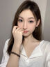 侗秘收藏級天然黑曜石手串女冰種曜石情侶轉(zhuǎn)運珠串珠男女送生日禮物 冰種黑曜石-8mm【守護】 曬單實拍圖