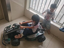 杜莎菲尼兒童卡丁車童車電動(dòng)漂移極速20km/h遙控可坐兒童節(jié)男孩生日禮物 鈦金灰+碳纖維尾燈+頭盔護(hù)具 曬單實(shí)拍圖