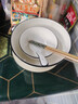 餐具家用組合簡(jiǎn)約清新黑線(xiàn)陶瓷餐具碗盤(pán)勺筷套裝純黑線(xiàn)餐具套裝 純黑線(xiàn)16頭（湯碗配置禮盒裝） 曬單實(shí)拍圖