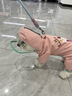 MIKI PAD小狗狗雨衣全包四腳透氣狗衣服寵物雨衣比熊小型犬防臟防水雨披 【定制三防面料】粉色蛋糕 M【背長29-33 體重7-9斤】 曬單實拍圖