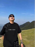 百鵲亭美式重磅硬挺墊肩t恤短袖男高級感痞帥金屬cleanfit潮牌半袖上衣 黑色 XL 曬單實拍圖