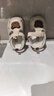 西兒寶寶學(xué)步鞋夏季透氣嬰兒鞋子防滑軟底男女童鞋1-2歲涼鞋 米色 19碼內(nèi)長13cm/適合腳長12cm 曬單實(shí)拍圖