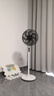 美的（Midea）電風(fēng)扇家用遠(yuǎn)距送風(fēng)遙控智能落地扇七葉智能感溫立式電扇宿舍臥室搖頭 40CM大網(wǎng)罩黑白色35bjd 曬單實(shí)拍圖