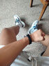 迪卡儂（DECATHLON）運(yùn)動(dòng)鞋男鞋春季透氣輕便緩震回彈防滑耐磨鞋子跑步鞋網(wǎng)面鞋 海青藍(lán)【CS緩震+抓地升級(jí)】 42 曬單實(shí)拍圖