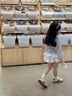 moonkids兒童蛋糕裙2025夏季新款裙子女童半身裙褲夏裝短裙百褶裙女中大童 4342白色蛋糕裙 110 cm 曬單實拍圖