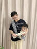 韞舜抱娃S器解放雙手嬰幼兒背帶1-3歲寶寶外出輕便式單肩防后仰前抱式 帶護腰嬰兒背帶【黑白斑馬紋】 曬單實拍圖