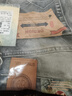 OLOEY香港潮牌ins超火的夏季牛仔褲男淺色修身小腳微彈做舊水洗潮流 淺藍色 33 曬單實拍圖