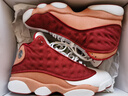 耐克（NIKE）bebe8【嚴(yán)選好物】AJ13 Air Jordan13 喬13 男女休閑運(yùn)動(dòng)鞋籃球鞋 橙紅DJ5982-601 43 曬單實(shí)拍圖