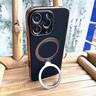 TOBBEE適用于蘋果16pro手機(jī)殼真皮iPhone15磁吸360°旋轉(zhuǎn)支架保護(hù)殼Promax超薄防摔高檔商務(wù)男女外殼新款 【優(yōu)雅黑】高檔真皮  360°旋轉(zhuǎn)支架 蘋果16Promax 曬單實(shí)拍圖
