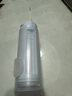 松下（Panasonic）沖牙器便攜式洗牙器脈沖水流牙線(xiàn)正畸呵護潔牙器美牙儀牙齒殺菌深度清潔生日禮物 天藍【 3支噴頭 】脈沖水流+全身防水DJ33 曬單實(shí)拍圖