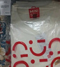 名創(chuàng)優(yōu)品（MINISO）短袖男純棉休閑寬松夏季圓領(lǐng)百搭青少年潮流半袖t恤 淺米 XL 曬單實(shí)拍圖