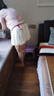 浪莎2025夏季新款花苞短裙半身裙少女休閑高腰蓬蓬裙泡泡百褶裙a字裙 白色 M （建議95-110斤） 曬單實(shí)拍圖