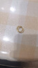 中銀鑫行黃金素圈耳環(huán)光面999足金圓形耳飾養(yǎng)耳純金黃金養(yǎng)耳洞 小號(hào)耳釘一對(duì)（克重多退少補(bǔ)） 約1g 曬單實(shí)拍圖