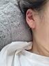 周六福（ZLF）  18K金耳線雪花玫瑰金耳飾送生日女友 一對(duì) 曬單實(shí)拍圖