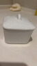木子丘帶蓋蒸碗正長(cháng)方形陶瓷小蒸盅燉蛋嬰兒輔食蒸蛋蒸雞蛋羹蒸菜專(zhuān)用碗 帶陶瓷蓋-大套裝【正*2+長(cháng)*2】 曬單實(shí)拍圖