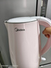 美的（Midea）電熱水壺0涂層燒水壺母嬰級316L不銹鋼內膽 1500W快速加熱 自動斷電1.7升容量MK-HJ1705-PRO 曬單實拍圖