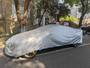 霍約斯德國高端suv小汽車全自動收縮車衣車罩防曬防雨遮陽一鍵懶人伸縮 豪華版智能遙控(太空銀) 曬單實(shí)拍圖