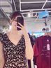 棉致茶歇法式短袖連衣裙女夏季新款廣州十三行黑色碎花收腰長裙溫柔風(fēng) 2278黑色【高品質(zhì)24.5】 XL 115-130斤 曬單實拍圖